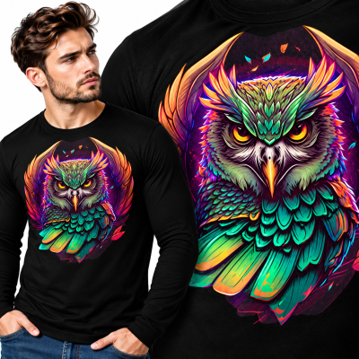 LONGSLEEVE ZWIERZĘTA    BAD SOWA